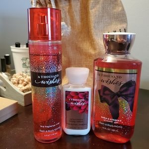 A thousand wishes body care set